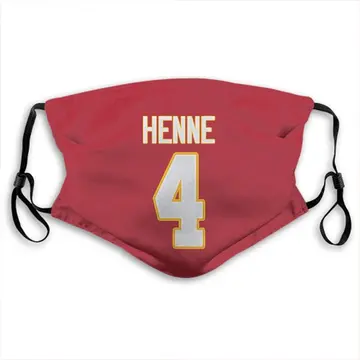 Limited Youth Chad Henne Red Jersey - #4 Football Kansas City Chiefs Therma Long  Sleeve Size S(10-12)