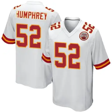 Creed Humphrey 52 Kansas City Chiefs Super Bowl LVII Patch Atmosphere  Fashion Game Jersey - Gray - Bluefink