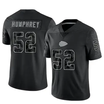 Creed Humphrey Autographed Kansas City Chiefs Black Custom #52 Jersey -  Beckett Authentic