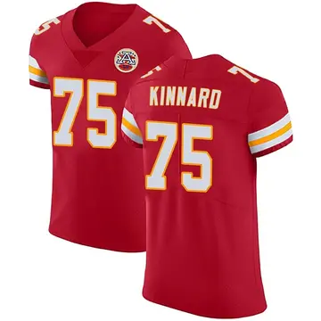 Men's Nike Darian Kinnard Red Kansas City Chiefs Game Player Jersey Size: 4XL