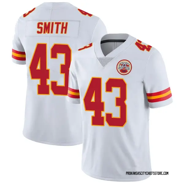 Men's Emmanuel Smith Kansas City Chiefs Limited White Vapor Untouchable ...