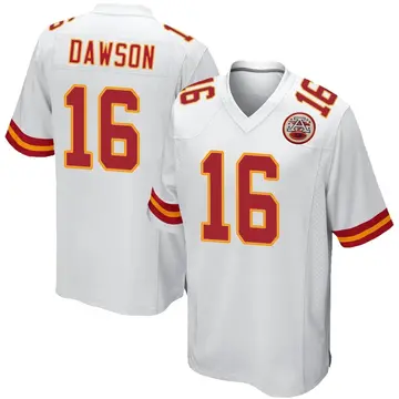 Limited Women's Len Dawson White Road Jersey - #16 Football Kansas City  Chiefs Vapor Untouchable Size S