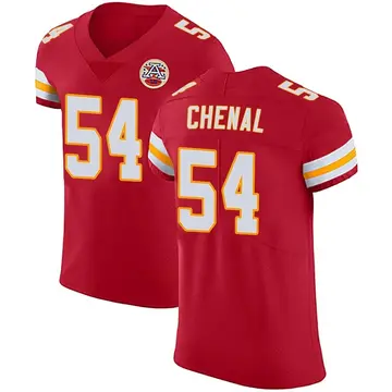 Leo Chenal Kansas City Chiefs Women's Red Name & Number Logo Slim Fit T- Shirt 