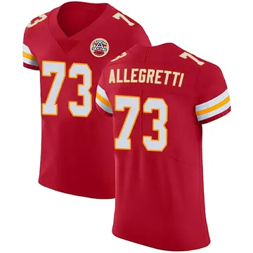 Nick Allegretti Men's Nike Red Kansas City Chiefs Super Bowl LVII Game Custom Jersey Size: 4XL