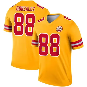 Limited Youth Tony Gonzalez Black Jersey - #88 Football Kansas City Chiefs  100th Season Rush Vapor Untouchable Size S(10-12)