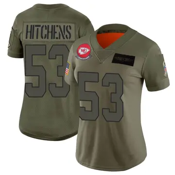 St. Patricks Day Kansas City Chiefs #53 Anthony Hitchens Jersey Kelly Green  - Men - Dingeas