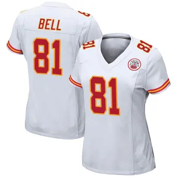 Blake Bell 81 Kansas City Chiefs Super Bowl LVII Champions 3 Stars Women  Game Jersey - White - Bluefink