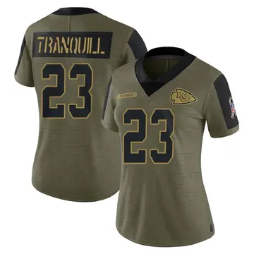 Lids Drue Tranquill Los Angeles Chargers Fanatics Authentic Game-Used #49  Powder Blue Jersey vs. Kansas City Chiefs on November 20, 2022