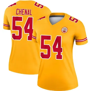 Men's Nike Leo Chenal Red Kansas City Chiefs Game Player Jersey Size: 4XL