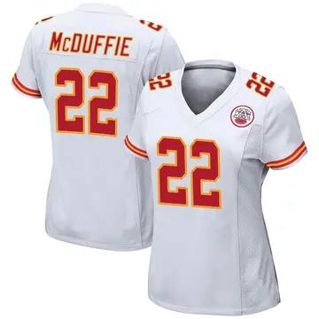 Kansas City Chiefs #21 Trent McDuffie White Vapor Untouchable Limited  Stitched Football Jersey