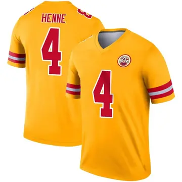 Chad Henne Name & Number Game Day V-Neck T-Shirt - Red - Tshirtsedge